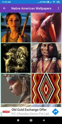 Native American Day Greeting, Photo Frames, GIF android App screenshot 1